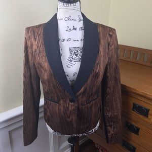 BCBGMaxAzria Brown and Black Blazer